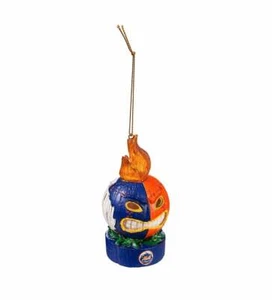 NEW YORK METS Lit Team Tiki Ball FOOTBALL Ornament 3.5" Team Sports America - Picture 1 of 1