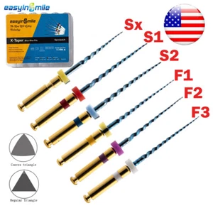 6pcs Dental Endo NITI Rotary Files Pro Blue X3-Taper SX-F3 Endodontic Files 25MM - Picture 1 of 17