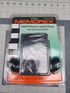 Memorex MR2300 Audio Cassette Player NOS Sealed New Old Stock - Picture 1 of 3