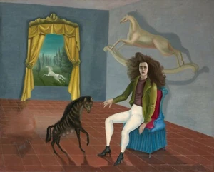 LEONORA CARRINGTON Art Poster or Rolled Canvas Print "Self Portrait" - Picture 1 of 1