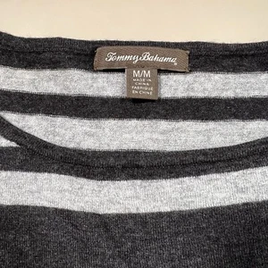 Suéter Tommy Bahama para mujer Hobart gris jaspeado mezcla de lana mediano - Imagen 1 de 8