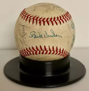 1984 Montreal Expos Team Firmato MLB Baseball Auto Rose Alou Carter Dawson Raines - Foto 1 di 6