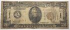 1934 A $20 Brown Seal WW2 Hawaii Overprint Emergency Issue Twenty Dollar Note