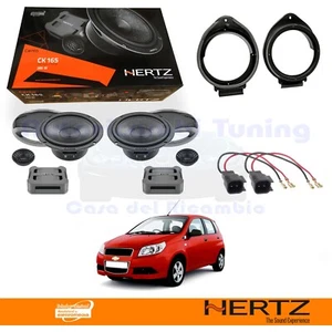Hertz CK165 Casse 2 vie Altoparlanti Anteriori per CHEVROLET AVEO I dal 05al2012 - Imagen 1 de 10