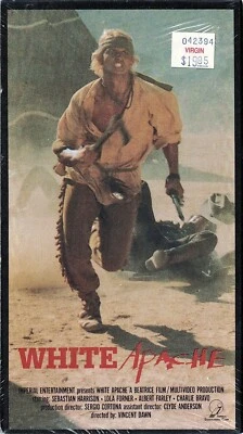 Spaghetti Western on VHS WHITE APACHE w/Sebastian Harrison & Lola Forner - Image 1 of 2