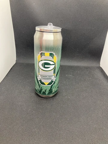 Green Bay Packers Thermo Can Travel Tumbler Stainless Drink Container Cover
