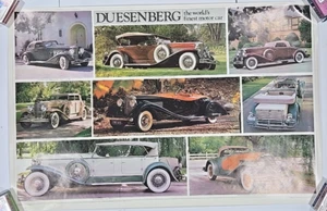 DUESENBERG - the world's finest motor car 1974 POSTER Automotive Quarterly 25x38 - Bild 1 von 11