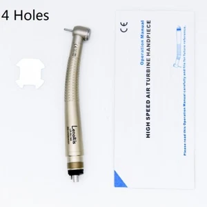 4 Hole Dental High Speed Handpiece Push button 4 point Water Spray Anti-suckback - Picture 1 of 8