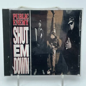Public Enemy Shut Em Down CD 1991 Def Jam Recordings Vintage Hip-Hop Rap Orig - Picture 1 of 3