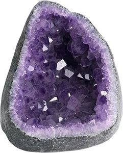 Cristallo di ametista (circa 0,882 libbre-1,1 libbre, 3,15 "-3,25") viola grezzo  - Foto 1 di 9