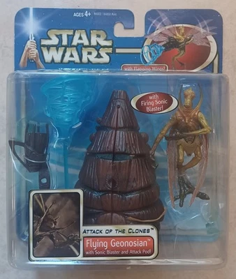 Star Wars Attack of the Clones Flying Geonosian Sonic Blaster & Attack Pod C8 Foto 1 de 2