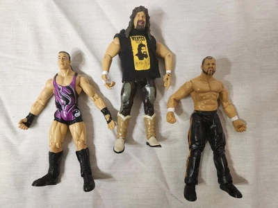 Lote de figuras de acción sueltas de lucha libre coleccionables - ECW Foto 1 de 4