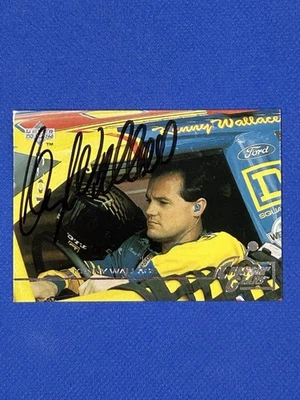 1996 Upper Deck #RC118 Kenny Wallace Signed Autograph auto - Image 1 of 3