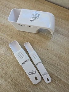 Pampered Chef Adjustable Measuring Cup & Spoons Lot of 3 Utensils Tsp Tbsp 1-Cup - Picture 1 of 3