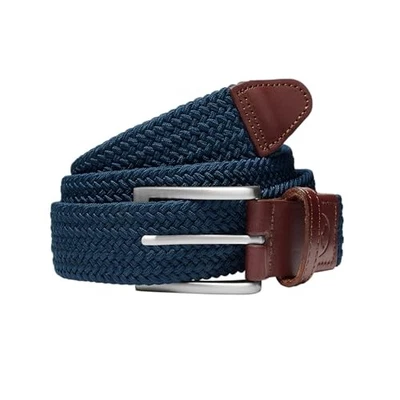 Cinturón de golf PUMA GOLF onda trenzada/054483 para hombre azul marino profundo pequeño Japón Foto 1 de 3