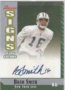 2006 Brad Smith Bowman Signs Future ROOKIE AUTO - BS Mizzou Tigers Jets RC - Bild 1 von 1