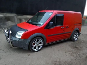 Black Stainless Side Bars To Fit Ford Transit Tourneo Connect SWB 2002-2014 Van - Picture 1 of 3