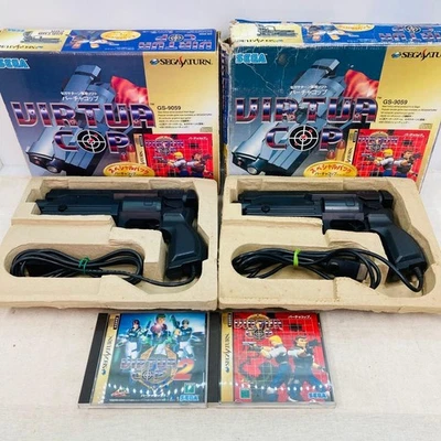 Sega Saturn Operationconfirmed Virtua Cop Special Pack Ta12 JPN Limited Edition - Image 1 of 4
