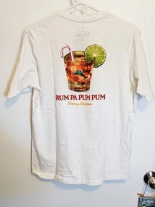 Tommy Bahama Shirt Mens SMALL Crew Neck Graphic Relax Rum Pa Pum Pum - Picture 1 of 7