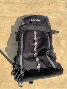 RESVIN Ski Boot Bag 65L Skiing Snowboarding Travel Backpack Waterproof Navy - Picture 1 of 5