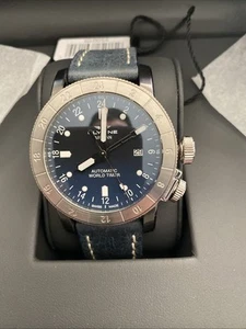 Glycine Airman 44 GMT Worldtimer GL0054 Swiss Automatic Triple Time Zone Watch - Picture 1 of 7