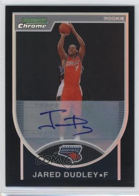 2007 Bowman Draft Picks & Stars Black Refractor /99 Jared Dudley Rookie Auto RC - Image 1 of 2