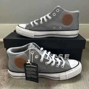 Converse CTAS Malden Street Mid Canvas Mens 8.5 Womens 10.5 Gray Shoes Sneakers - Picture 1 of 12