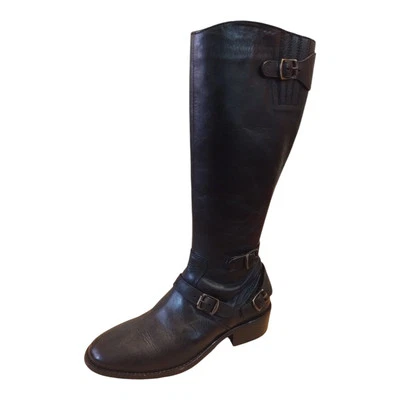 Botas de equitación Belstaff Trialmaster de cuero negras para dama Foto 1 de 4