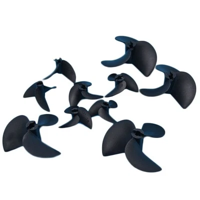 Propeller Boot ein Paar schwarz für Paddel Gewinde 3 Blatt RC Ersatz - Bild 1 von 4