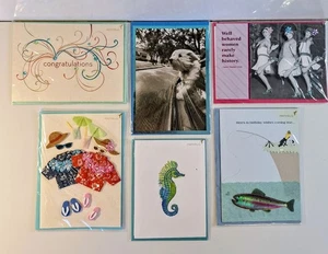 6 PAPYRUS Birthday Blank Congratulations Anniversary Cards - Picture 1 of 7