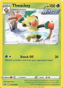 Thwackey Uncommon Normal SWSH06: Chilling Reign 017/198 NM - Picture 1 of 2