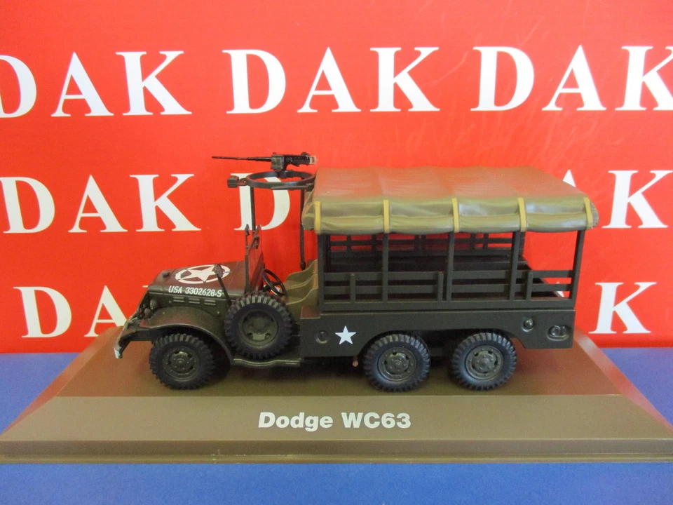 Die cast 1/43 Modellino Camion Truck Dodge WC63 3302628-S USA by Atlas - Immagine 1 di 4