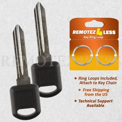 2 Replacement for Buick Chevy Pontiac Oldsmobile Entry Remote Car Fob Key Sm Pk3 Foto 1 de 4