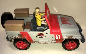 Jurassic Park Jeep Wrangler JP10 car vehicle with Dr Ellie Sattler figure Raptor - Picture 1 of 12