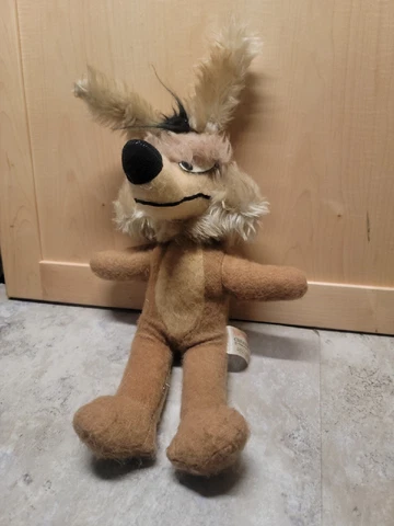 VINTAGE 1971 WILE E COYOTE 17" WARNER BROS PLUSH MIGHTY STAR LOONEY TUNES Cover