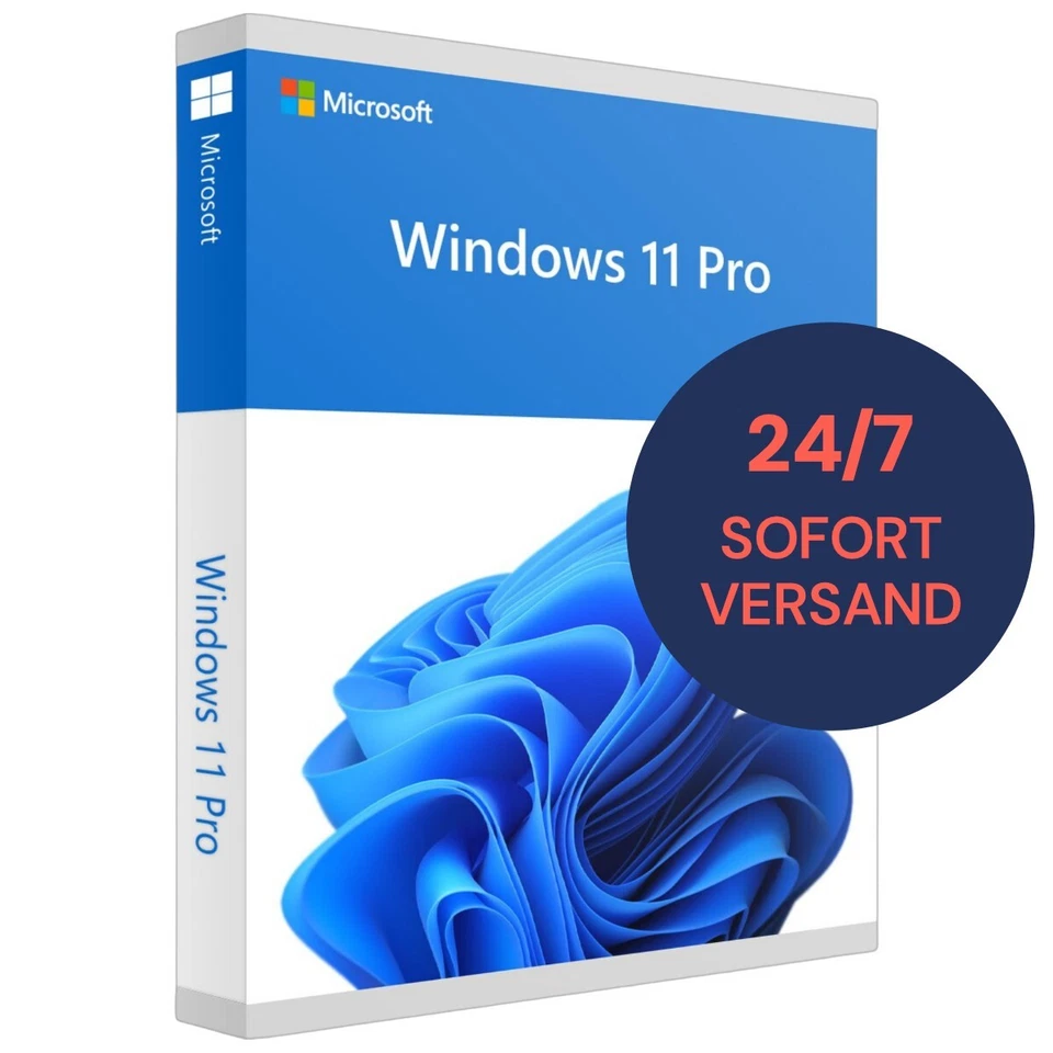 Microsoft Windows 11 Pro / Vollständige ESD Lizenz inkl. Zertifikat / NEU DE TOP - Bild 1 von 1