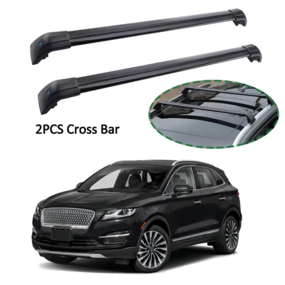 2PCS Cross Bar For Lincoln MKC 2015-2019 Roof Rack Cargo Bars Luggage Crossbar - Image 1 of 4