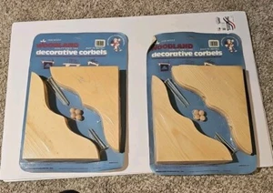 Woodland dekorative Holzregalstütze Kränze 8" tief Regal - Bild 1 von 6