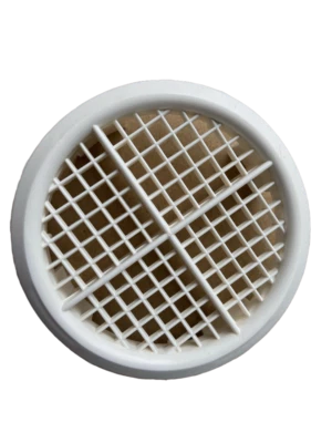 Push-in Soffit Vent - White 70mm - Image 1 of 2