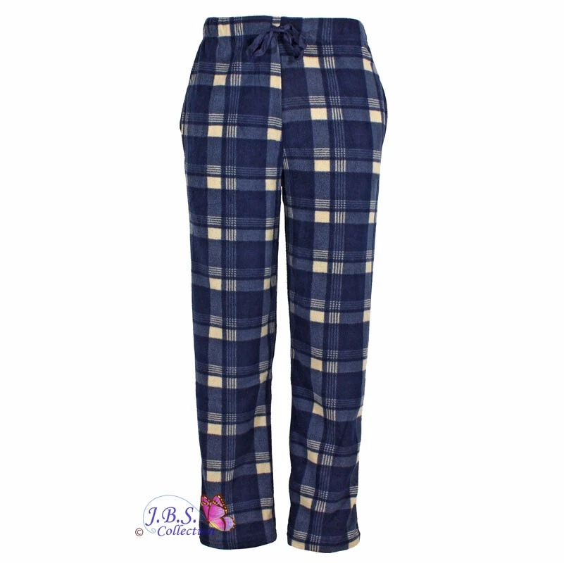 Men's Pajama Pants, Plaid Flannel Fleece Lounge Wear Pants w/Pockets, S M L XXL - Image 1 of 1