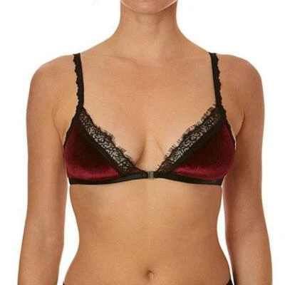 Bralette Hanky Panky Terciopelo en Vino Talla XS Foto 1 de 2