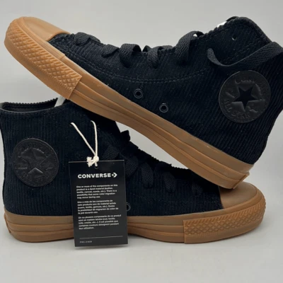 Top alto Converse Chuck Taylor All Star Pro negro pana goma mujer 7,5 nuevo con etiquetas Foto 1 de 4