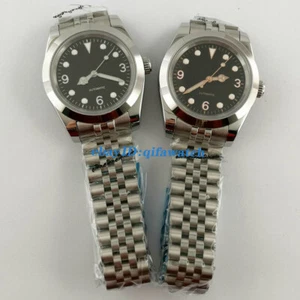 Reloj Hombre 39mm Estéril Esfera Negra Cristal Zafiro Luminoso NH35 Automático - Imagen 1 de 11