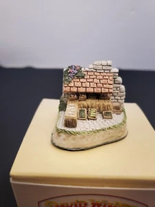 1991 David Winter Cameos Figurine Market Day Cottage House Handmade - Picture 1 of 8