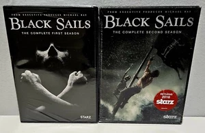 Black Sails: The Complete First & Second Seasons (2 DVDs) NEW&SEALED Pirates - Picture 1 of 3