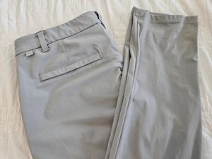 Lululemon Men's 36 (37x35) Lightweight ABC 5 Pocket Casual Trouser Pants Silver - Picture 1 of 21