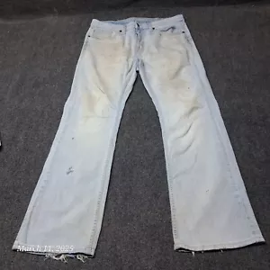 * Cody James Bootcut Jeans Men Size 34x32 Blue Distressed Low Rise Relaxed - Picture 1 of 10