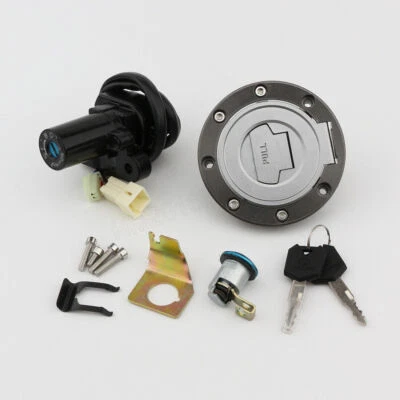 Interruptor de encendido tapa de gas combustible llaves de bloqueo de asiento para Yamaha R6 2006-2015 R1 2004-2015 Foto 1 de 4