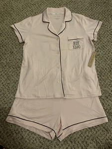 Rae Dunn BRIDE SQUAD Women's PJ Shorts Pajamas Bachelorette Bridesmaids Sz M NEW - Picture 1 of 9