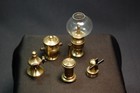 Vintage Brass 5PC Miniature Dollhouse Furniture Made in Holland